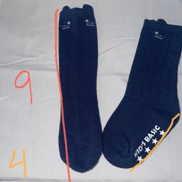 Toddler Socks Knee High Stars All over Printed Graphic Casual High Pull on Socks - Picture 6 of 6